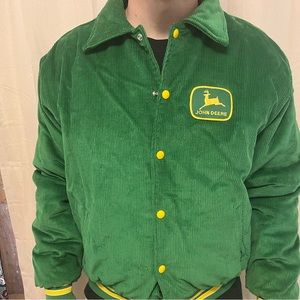 Flawless Vintage Green Corduroy John Deere Jacket